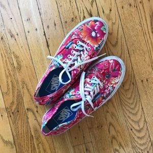 RARE Floral Vans Sneakers